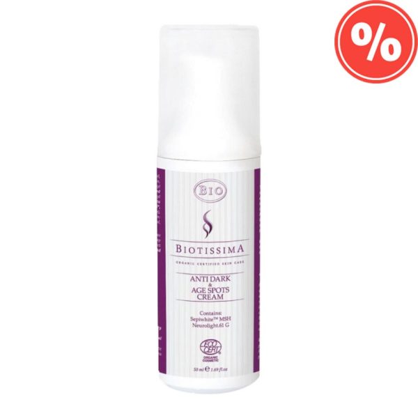 Crema de fata pentru estomparea petelor cauzate de varsta Biotissima® - certificata BIO
